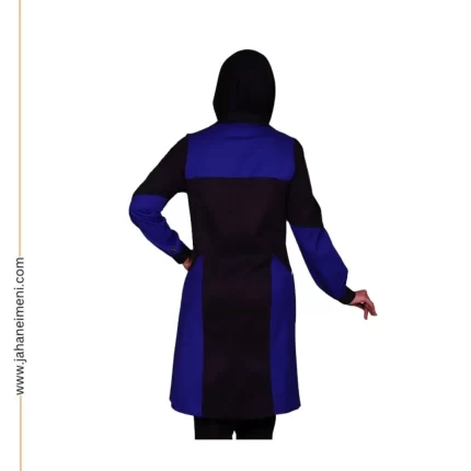 لباسکار زنانه مدل سیلوری سرمه ای آبی